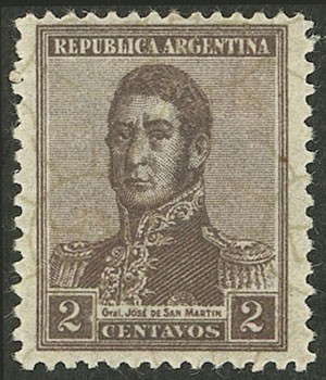 Lot 268 - Argentina general issues -  Guillermo Jalil - Philatino Auction # 2621 ARGENTINA: General auction with very low starts!