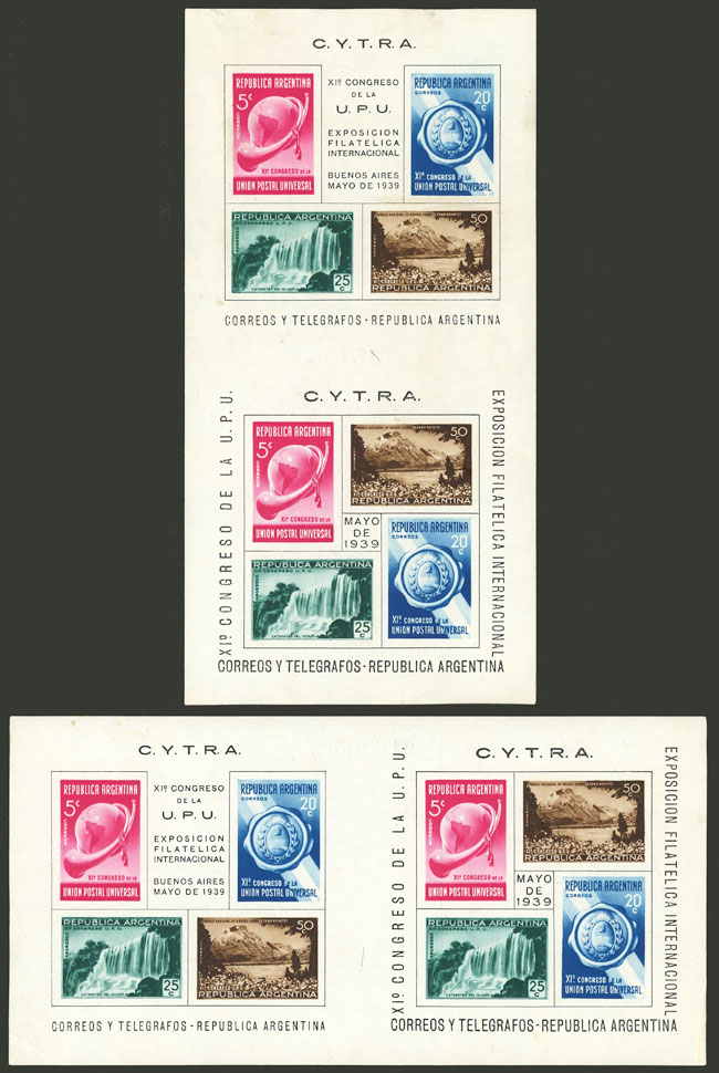 Lot 823 - Argentina souvenir sheets -  Guillermo Jalil - Philatino Auction # 2621 ARGENTINA: General auction with very low starts!