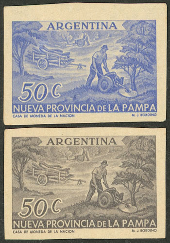 Lot 492 - Argentina general issues -  Guillermo Jalil - Philatino Auction # 2621 ARGENTINA: General auction with very low starts!
