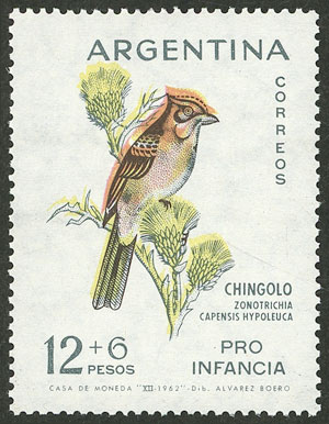 Lot 552 - Argentina general issues -  Guillermo Jalil - Philatino Auction # 2621 ARGENTINA: General auction with very low starts!