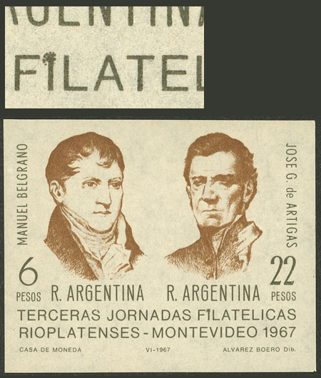 Lot 840 - Argentina souvenir sheets -  Guillermo Jalil - Philatino Auction # 2621 ARGENTINA: General auction with very low starts!