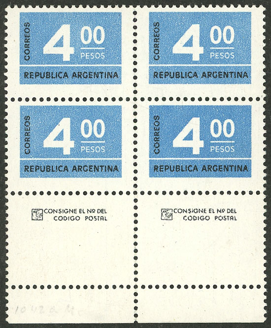 Lot 644 - Argentina general issues -  Guillermo Jalil - Philatino Auction # 2621 ARGENTINA: General auction with very low starts!