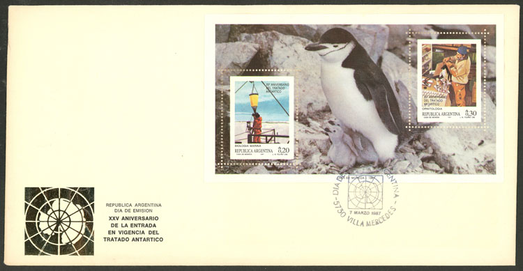 Lot 847 - Argentina souvenir sheets -  Guillermo Jalil - Philatino Auction # 2621 ARGENTINA: General auction with very low starts!