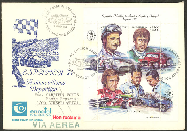 Lot 1050 - Argentina postal history -  Guillermo Jalil - Philatino Auction # 2621 ARGENTINA: General auction with very low starts!