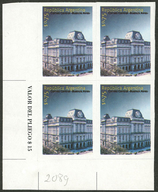 Lot 748 - Argentina general issues -  Guillermo Jalil - Philatino Auction # 2621 ARGENTINA: General auction with very low starts!