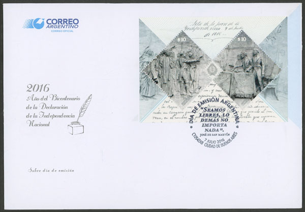 Lot 877 - Argentina souvenir sheets -  Guillermo Jalil - Philatino Auction # 2621 ARGENTINA: General auction with very low starts!