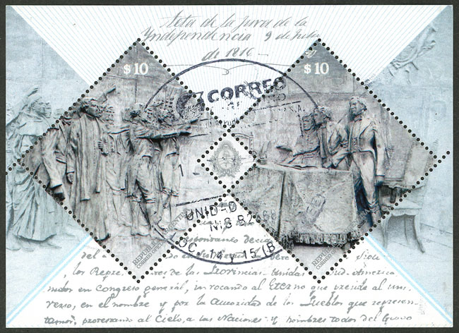 Lot 876 - Argentina souvenir sheets -  Guillermo Jalil - Philatino Auction # 2621 ARGENTINA: General auction with very low starts!