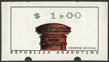 Lot 936 - Argentina variable value stamps -  Guillermo Jalil - Philatino Auction # 2621 ARGENTINA: General auction with very low starts!