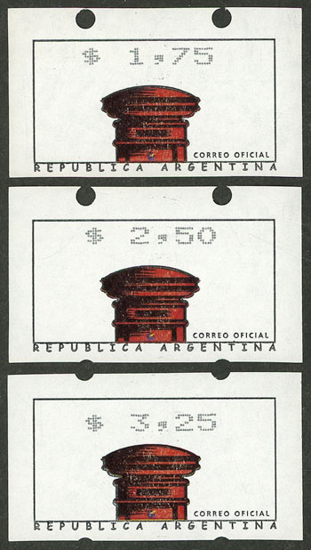 Lot 937 - Argentina variable value stamps -  Guillermo Jalil - Philatino Auction # 2621 ARGENTINA: General auction with very low starts!