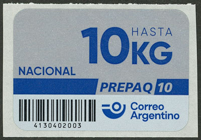 Lot 923 - Argentina parcel post stamps -  Guillermo Jalil - Philatino Auction # 2621 ARGENTINA: General auction with very low starts!
