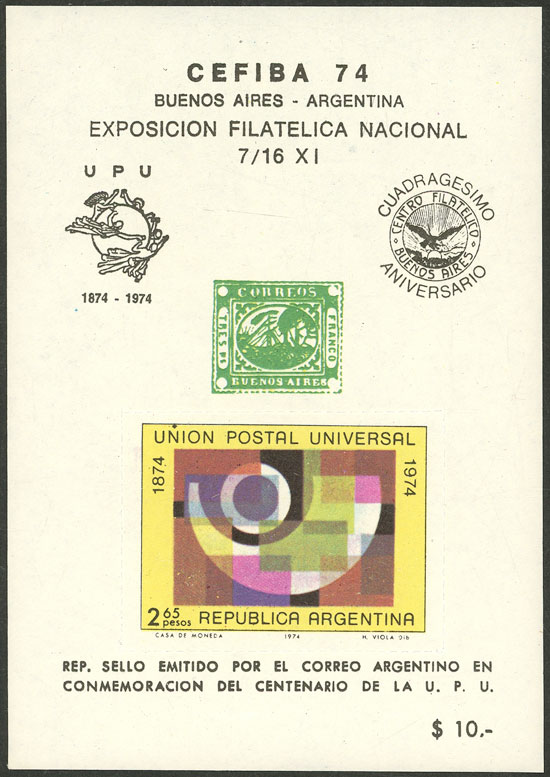 Lot 943 - Argentina cinderellas -  Guillermo Jalil - Philatino Auction # 2621 ARGENTINA: General auction with very low starts!