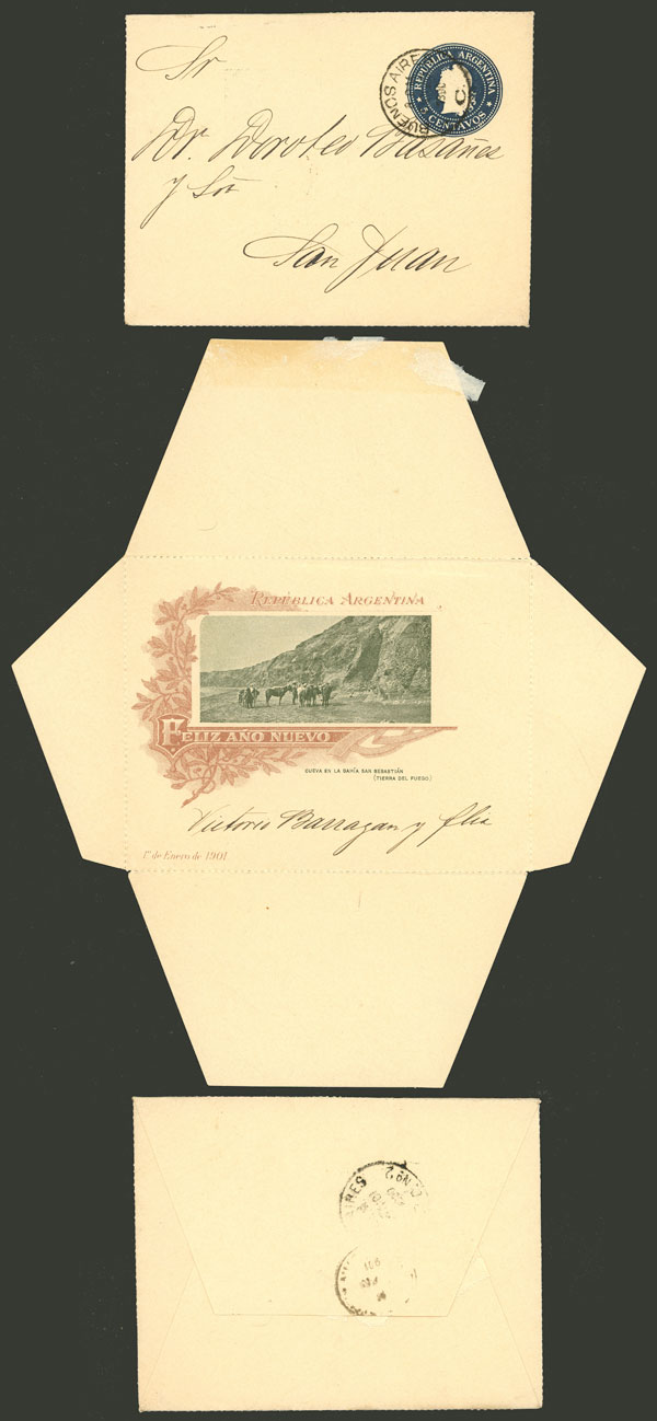 Lot 961 - Argentina Postal stationery -  Guillermo Jalil - Philatino Auction # 2621 ARGENTINA: General auction with very low starts!