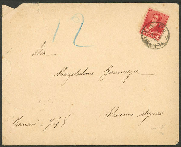 Lot 979 - Argentina postal history -  Guillermo Jalil - Philatino Auction # 2621 ARGENTINA: General auction with very low starts!