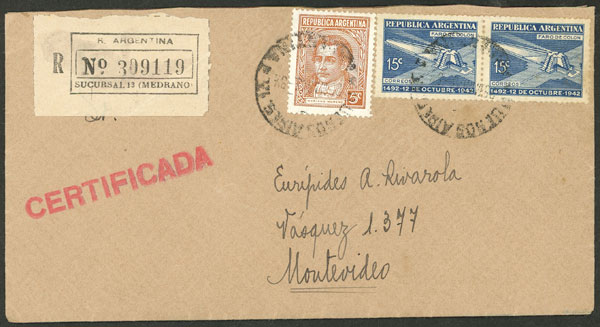 Lot 376 - Argentina general issues -  Guillermo Jalil - Philatino Auction # 2621 ARGENTINA: General auction with very low starts!