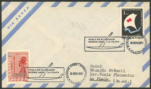 Lot 1020 - Argentina postal history -  Guillermo Jalil - Philatino Auction # 2621 ARGENTINA: General auction with very low starts!