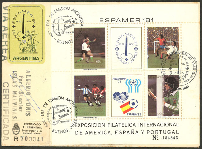Lot 1040 - Argentina postal history -  Guillermo Jalil - Philatino Auction # 2621 ARGENTINA: General auction with very low starts!