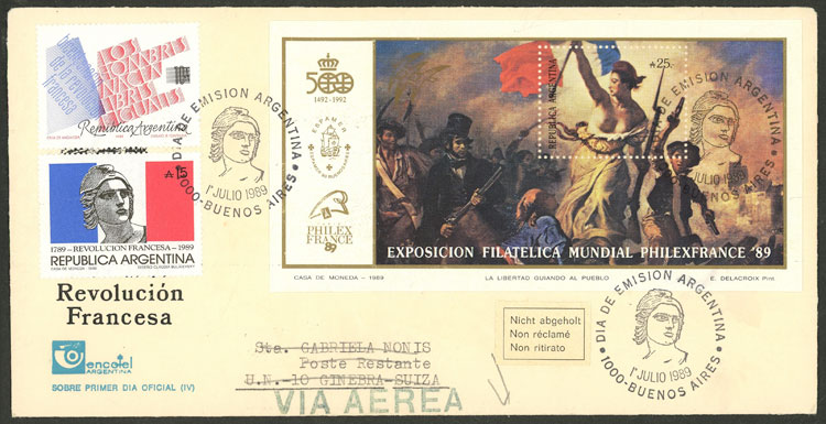 Lot 1047 - Argentina postal history -  Guillermo Jalil - Philatino Auction # 2621 ARGENTINA: General auction with very low starts!