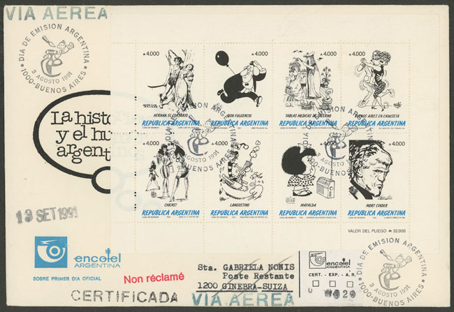 Lot 1051 - Argentina postal history -  Guillermo Jalil - Philatino Auction # 2621 ARGENTINA: General auction with very low starts!