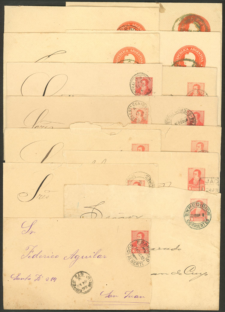 Lot 977 - Argentina postal history -  Guillermo Jalil - Philatino Auction # 2621 ARGENTINA: General auction with very low starts!