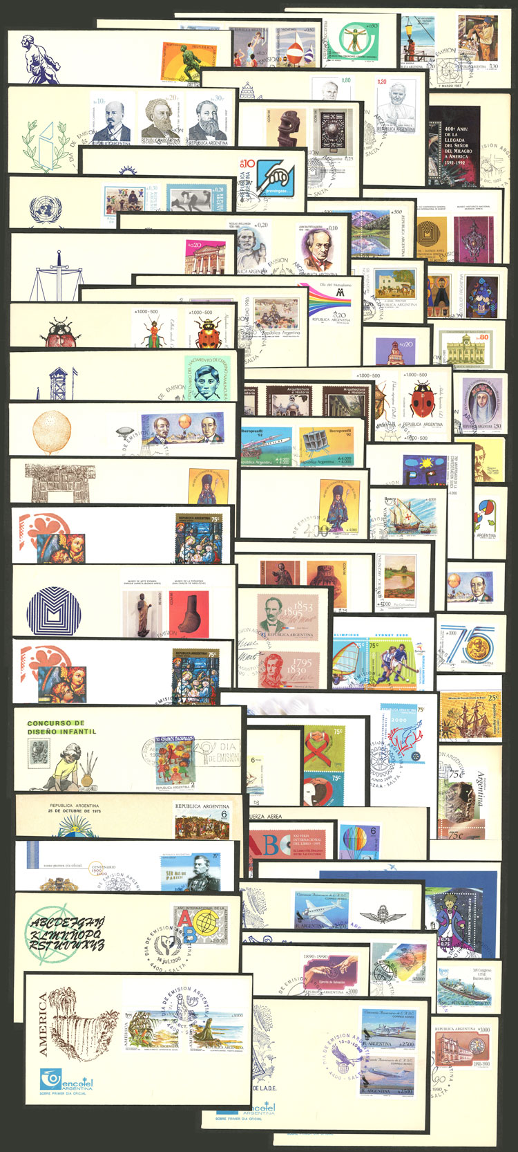 Lot 1076 - Argentina Lots and Collections -  Guillermo Jalil - Philatino Auction # 2621 ARGENTINA: General auction with very low starts!