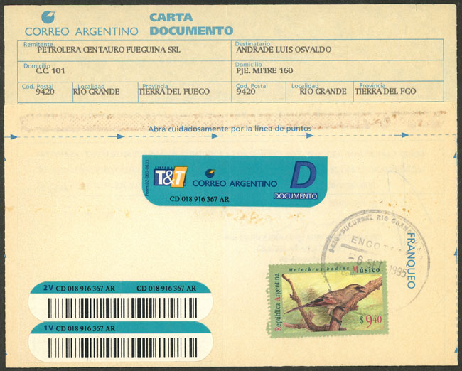 Lot 740 - Argentina general issues -  Guillermo Jalil - Philatino Auction # 2621 ARGENTINA: General auction with very low starts!