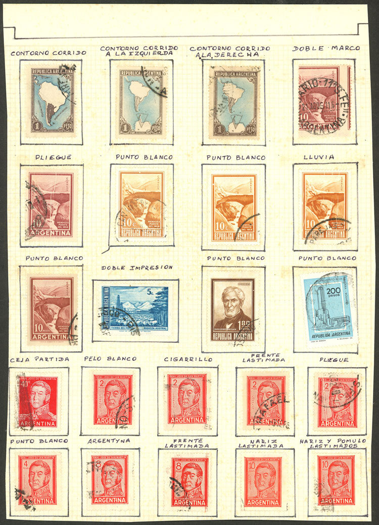 Lot 1067 - Argentina Lots and Collections -  Guillermo Jalil - Philatino Auction # 2621 ARGENTINA: General auction with very low starts!