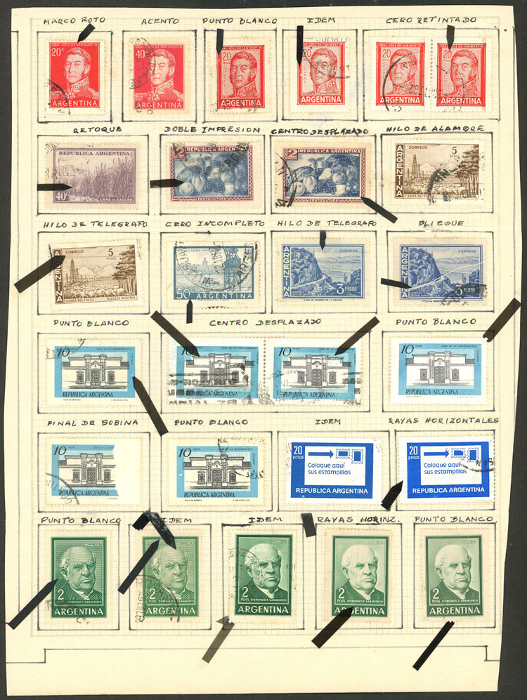 Lot 1068 - Argentina Lots and Collections -  Guillermo Jalil - Philatino Auction # 2621 ARGENTINA: General auction with very low starts!