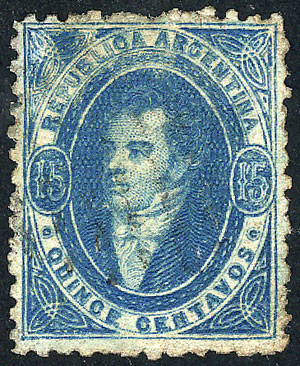 Lot 60 - Argentina rivadavias -  Guillermo Jalil - Philatino Auction # 2621 ARGENTINA: General auction with very low starts!