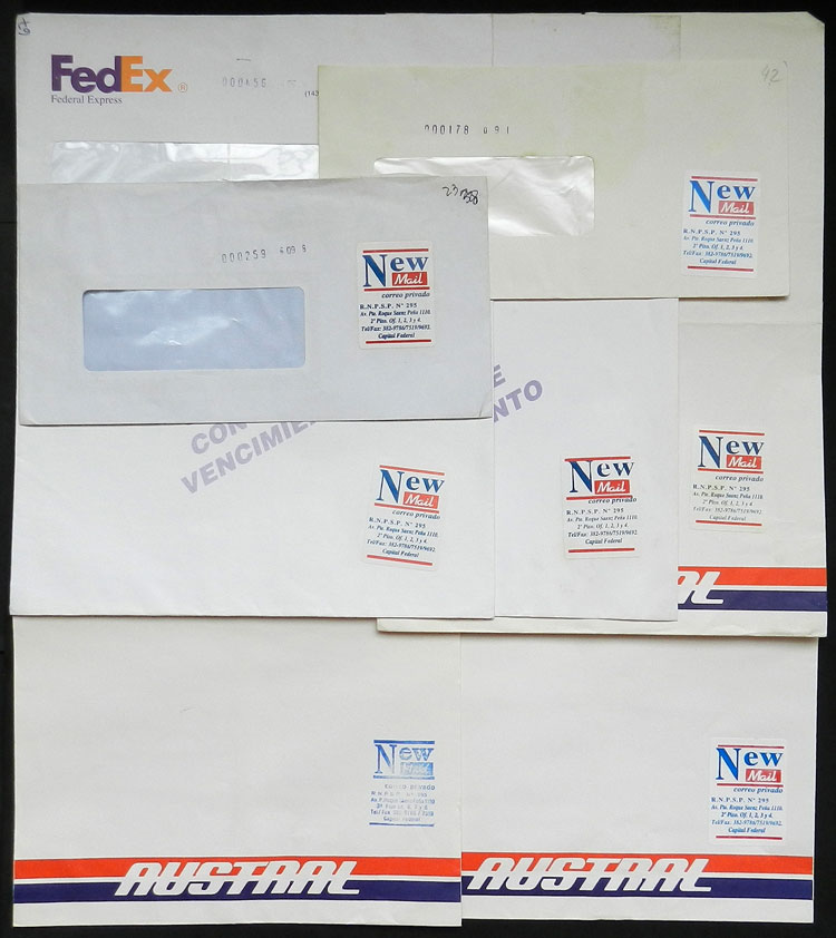 Lot 651 - Argentina private posts -  Guillermo Jalil - Philatino Auction # 2624 ARGENTINA: Spectacular auction with material from all periods, including many rarities!