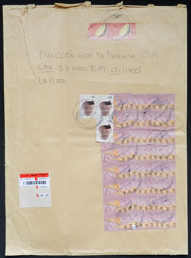 Lot 736 - Argentina postal history - Guillermo Jalil - Philatino Auction # 2624 ARGENTINA: Spectacular auction with material from all periods, including many rarities! Lot 736 - Argentina postal history - Guillermo Jalil - Philatino Auction # 2624 ARGENTINA: Spectacular auction with material from all periods, including many rarities!