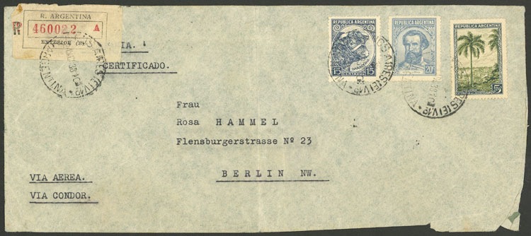 Lot 705 - Argentina postal history - Guillermo Jalil - Philatino Auction # 2624 ARGENTINA: Spectacular auction with material from all periods, including many rarities! Lot 705 - Argentina postal history - Guillermo Jalil - Philatino Auction # 2624 ARGENTINA: Spectacular auction with material from all periods, including many rarities!