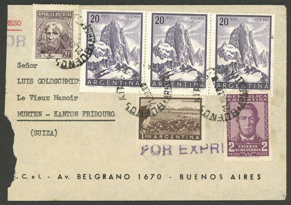 Lot 722 - Argentina postal history - Guillermo Jalil - Philatino Auction # 2624 ARGENTINA: Spectacular auction with material from all periods, including many rarities! Lot 722 - Argentina postal history - Guillermo Jalil - Philatino Auction # 2624 ARGENTINA: Spectacular auction with material from all periods, including many rarities!