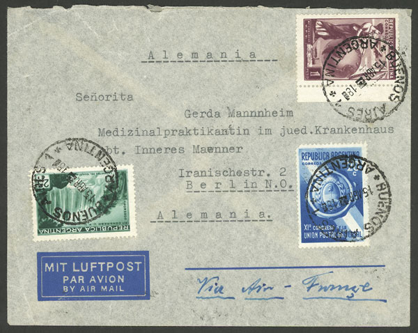 Lot 707 - Argentina postal history - Guillermo Jalil - Philatino Auction # 2624 ARGENTINA: Spectacular auction with material from all periods, including many rarities! Lot 707 - Argentina postal history - Guillermo Jalil - Philatino Auction # 2624 ARGENTINA: Spectacular auction with material from all periods, including many rarities!