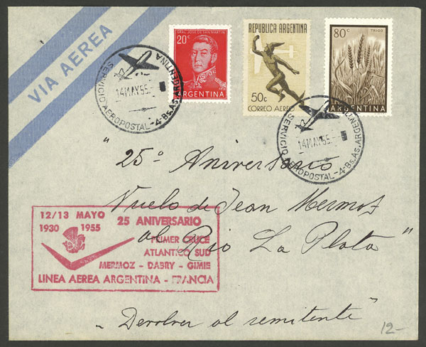 Lot 721 - Argentina postal history - Guillermo Jalil - Philatino Auction # 2624 ARGENTINA: Spectacular auction with material from all periods, including many rarities! Lot 721 - Argentina postal history - Guillermo Jalil - Philatino Auction # 2624 ARGENTINA: Spectacular auction with material from all periods, including many rarities!