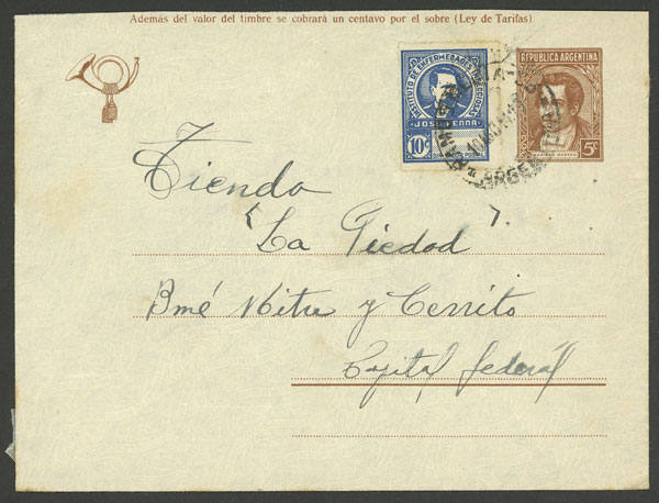 Lot 713 - Argentina postal history - Guillermo Jalil - Philatino Auction # 2624 ARGENTINA: Spectacular auction with material from all periods, including many rarities! Lot 713 - Argentina postal history - Guillermo Jalil - Philatino Auction # 2624 ARGENTINA: Spectacular auction with material from all periods, including many rarities!