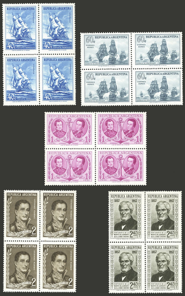 Lot 311 - Argentina general issues -  Guillermo Jalil - Philatino Auction # 2624 ARGENTINA: Spectacular auction with material from all periods, including many rarities!