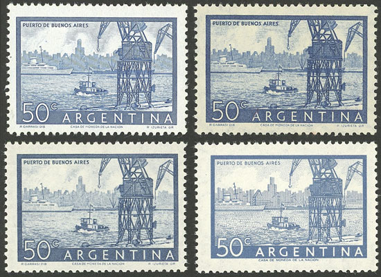 Lot 290 - Argentina general issues -  Guillermo Jalil - Philatino Auction # 2624 ARGENTINA: Spectacular auction with material from all periods, including many rarities!