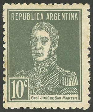 Lot 146 - Argentina general issues -  Guillermo Jalil - Philatino Auction # 2624 ARGENTINA: Spectacular auction with material from all periods, including many rarities!