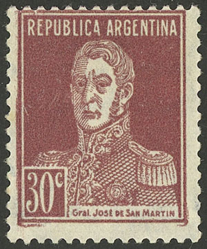 Lot 162 - Argentina general issues -  Guillermo Jalil - Philatino Auction # 2624 ARGENTINA: Spectacular auction with material from all periods, including many rarities!