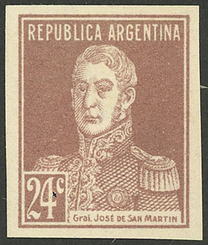 Lot 143 - Argentina general issues -  Guillermo Jalil - Philatino Auction # 2624 ARGENTINA: Spectacular auction with material from all periods, including many rarities!