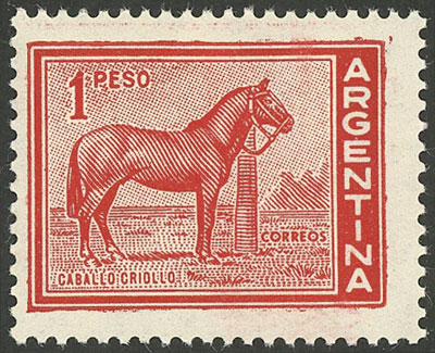 Lot 333 - Argentina general issues -  Guillermo Jalil - Philatino Auction # 2624 ARGENTINA: Spectacular auction with material from all periods, including many rarities!