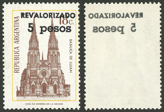 Lot 458 - Argentina general issues -  Guillermo Jalil - Philatino Auction # 2624 ARGENTINA: Spectacular auction with material from all periods, including many rarities!