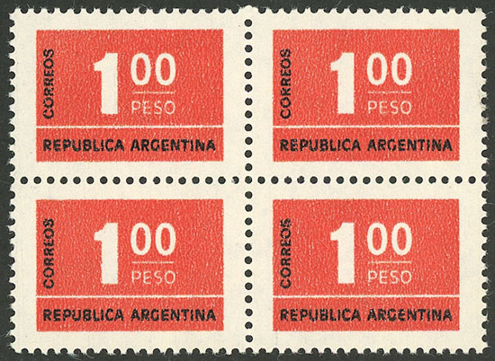 Lot 463 - Argentina general issues -  Guillermo Jalil - Philatino Auction # 2624 ARGENTINA: Spectacular auction with material from all periods, including many rarities!