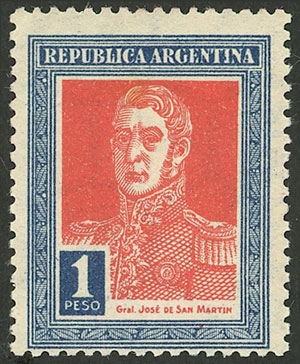 Lot 138 - Argentina general issues -  Guillermo Jalil - Philatino Auction # 2624 ARGENTINA: Spectacular auction with material from all periods, including many rarities!