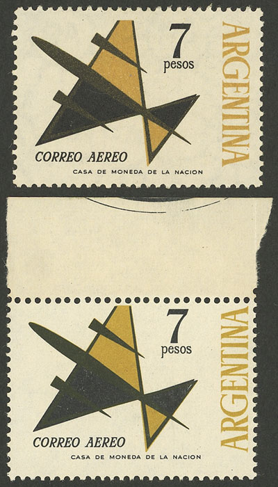 Lot 381 - Argentina general issues -  Guillermo Jalil - Philatino Auction # 2624 ARGENTINA: Spectacular auction with material from all periods, including many rarities!