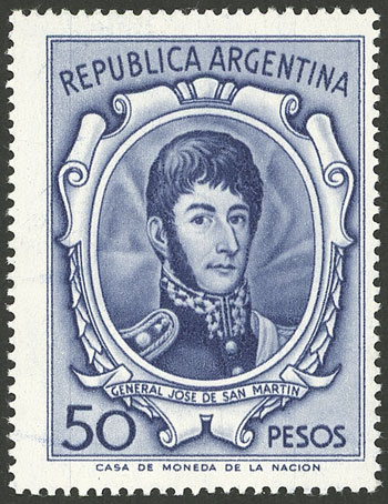 Lot 413 - Argentina general issues -  Guillermo Jalil - Philatino Auction # 2624 ARGENTINA: Spectacular auction with material from all periods, including many rarities!