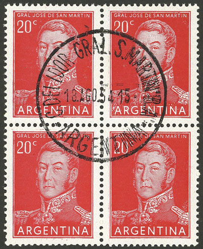 Lot 284 - Argentina general issues -  Guillermo Jalil - Philatino Auction # 2624 ARGENTINA: Spectacular auction with material from all periods, including many rarities!
