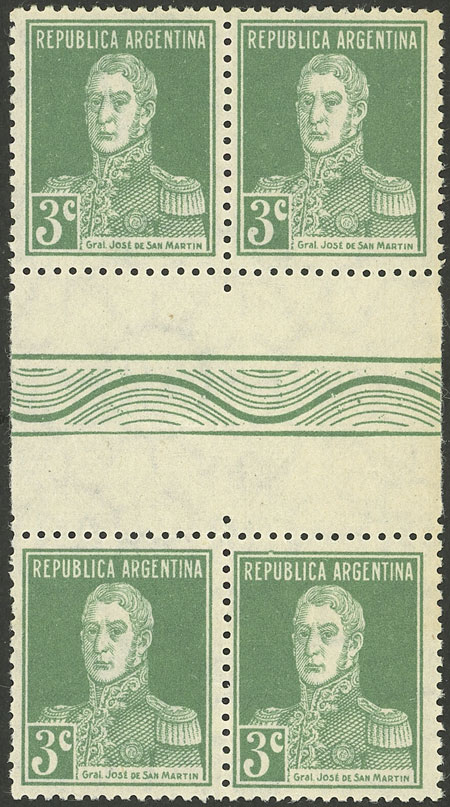 Lot 141 - Argentina general issues -  Guillermo Jalil - Philatino Auction # 2624 ARGENTINA: Spectacular auction with material from all periods, including many rarities!