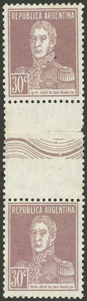 Lot 144 - Argentina general issues -  Guillermo Jalil - Philatino Auction # 2624 ARGENTINA: Spectacular auction with material from all periods, including many rarities!