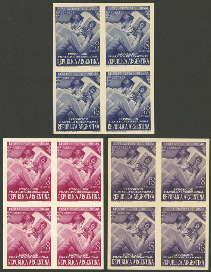Lot 262 - Argentina general issues -  Guillermo Jalil - Philatino Auction # 2624 ARGENTINA: Spectacular auction with material from all periods, including many rarities!